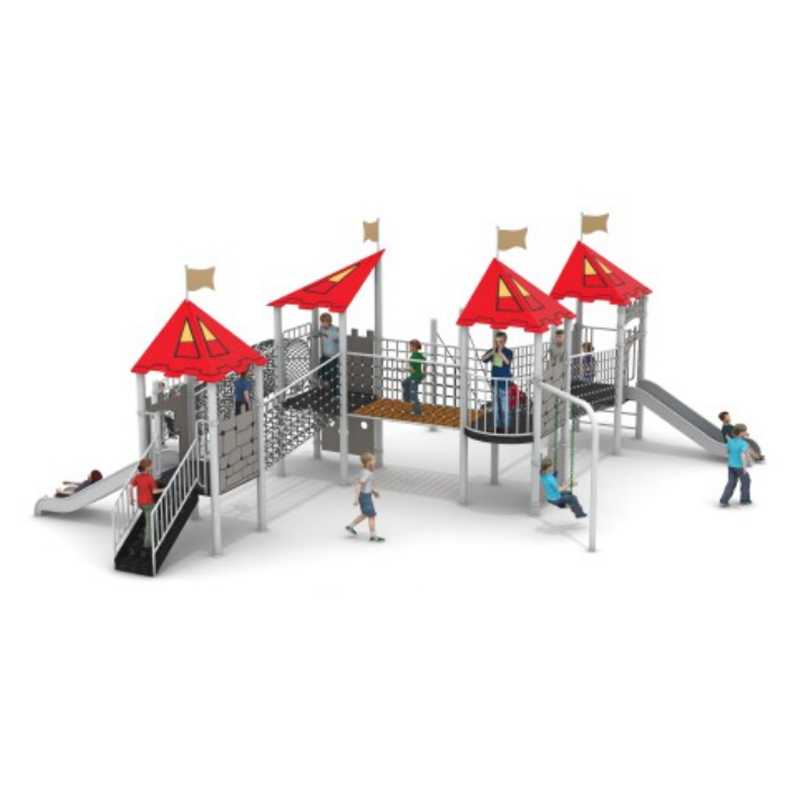 Factory Price Kids Outdoor Playground with Slide,Swing Amusement Facilities, Carefully Selected Materials for Quality Assurance