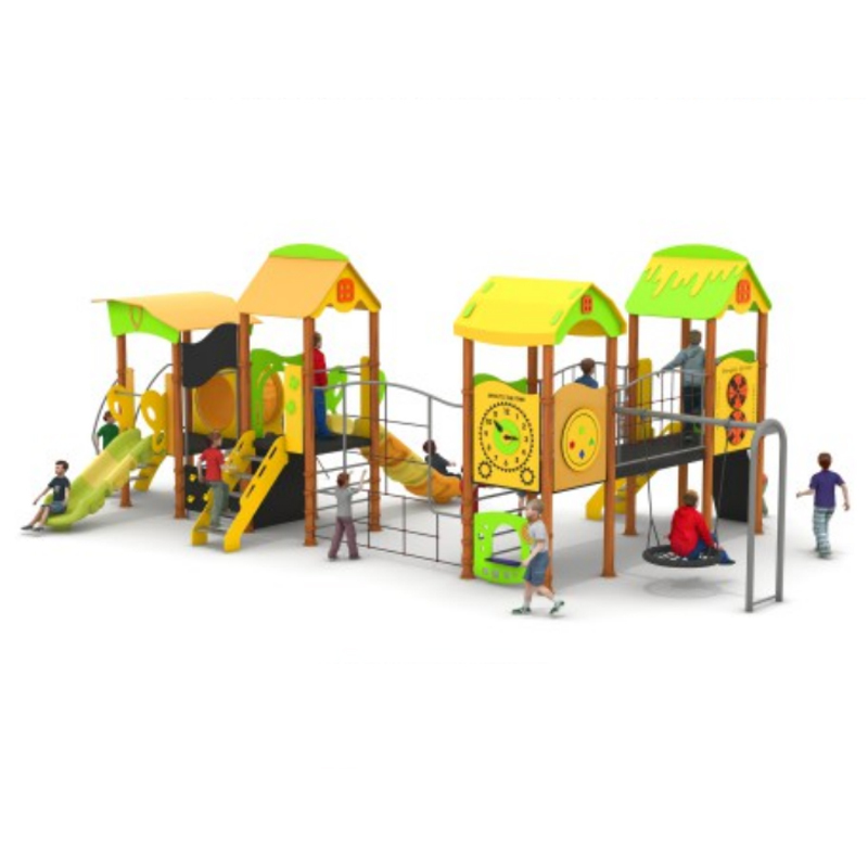 Factory Price Kids Outdoor Playground with Slide,Swing Amusement Facilities, Carefully Selected Materials for Quality Assurance
