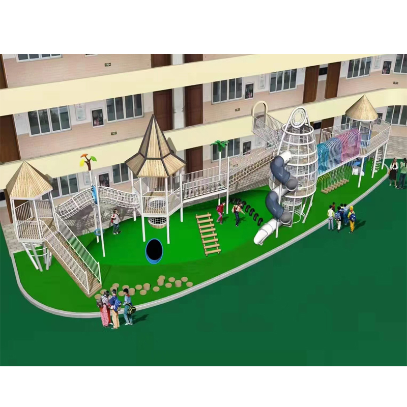 Children's Outdoor Playground Equipment Steel and Fiberglass Slide for Preschool Garden Occasion-Best Price!