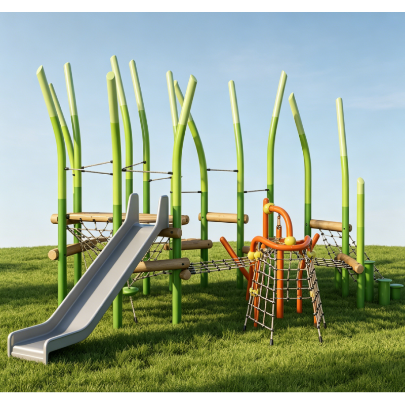 JungleVerse Outdoor Climbing Play Structure