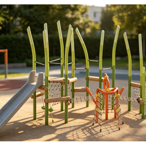 JungleVerse Outdoor Climbing Play Structure