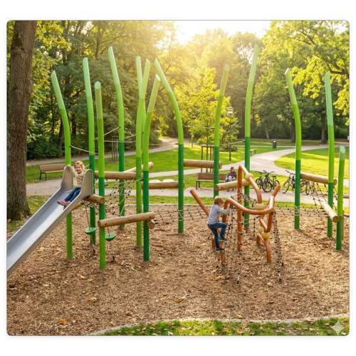 JungleVerse Outdoor Climbing Play Structure