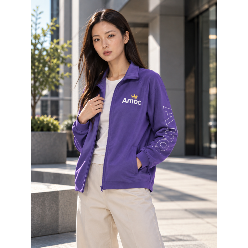 Women's Warm Fleece Zip Up Jacket Lightweight Casual Outerwear