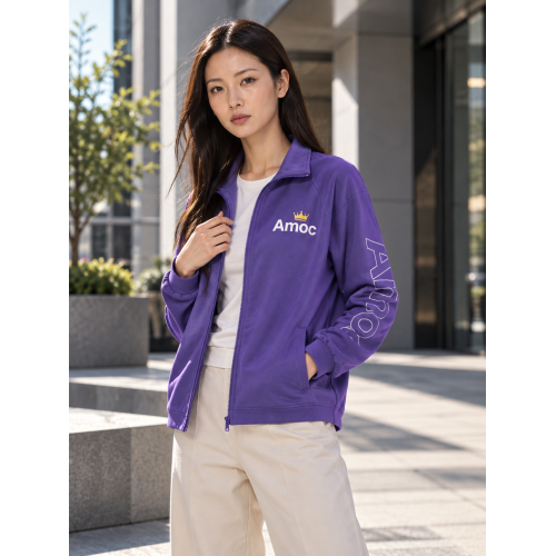 Women's Warm Fleece Zip Up Jacket Lightweight Casual Outerwear