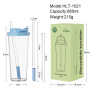 880ML Tritan Straw Cup with Handle