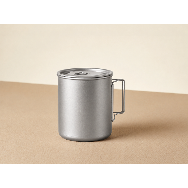 Pure Titanium Folding Cup – Lightweight Camping & Travel Mug
