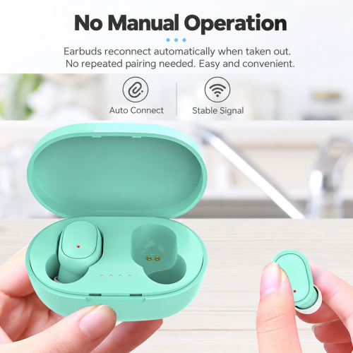 A6S TWS Wireless Earbuds Bluetooth 5.0 IPX7 Waterproof In-Ear Headphones with Breathing Light