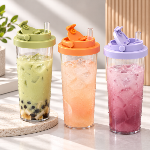 880ML Tritan Straw Cup with Handle