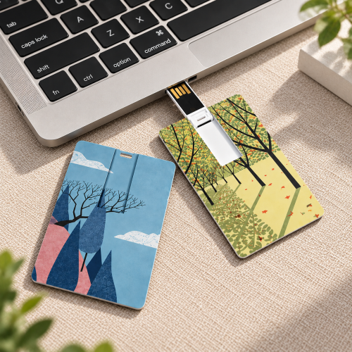 Card USB Flash Drive - Custom Logo & Bulk Orders