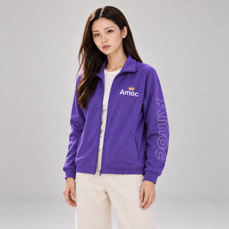 Women's Warm Fleece Zip Up Jacket Lightweight Casual Outerwear