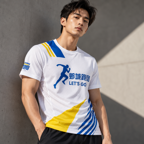 Unisex Breathable Running T Shirt Custom Wholesale Nylon