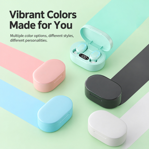 A6S TWS Wireless Earbuds Bluetooth 5.0 IPX7 Waterproof In-Ear Headphones with Breathing Light