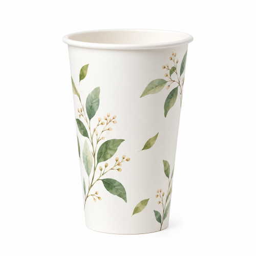 Customizable 9oz Disposable Paper Cup - Eco-Friendly, 250ml