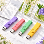 Custom Logo Swivel USB Flash Drive - 8GB-64GB