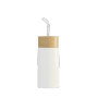 10oz Stainless Steel Vacuum Thermos Cup with Wood Pattern