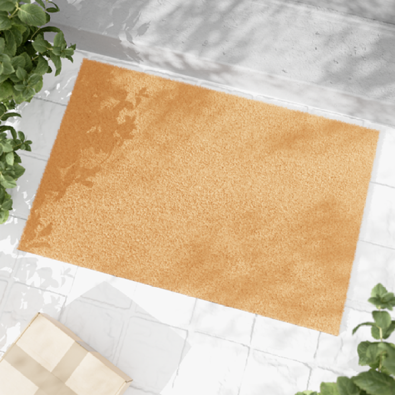 Custom Natural Coir Doormat - Eco-Friendly Outdoor Heavy Duty