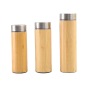 20oz Smart Bamboo Water Bottle with LED Temp & Tea Infuser