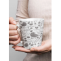 Custom Full Print Ceramic Mug, Personalized Gift