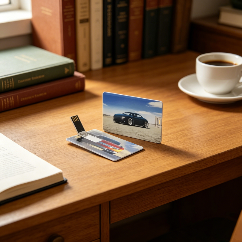 Card USB Flash Drive - Custom Logo & Bulk Orders