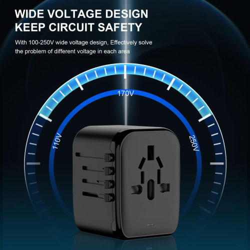 Universal Travel Adapter 212 Fast Charge – 5-Port USB-C & USB-A