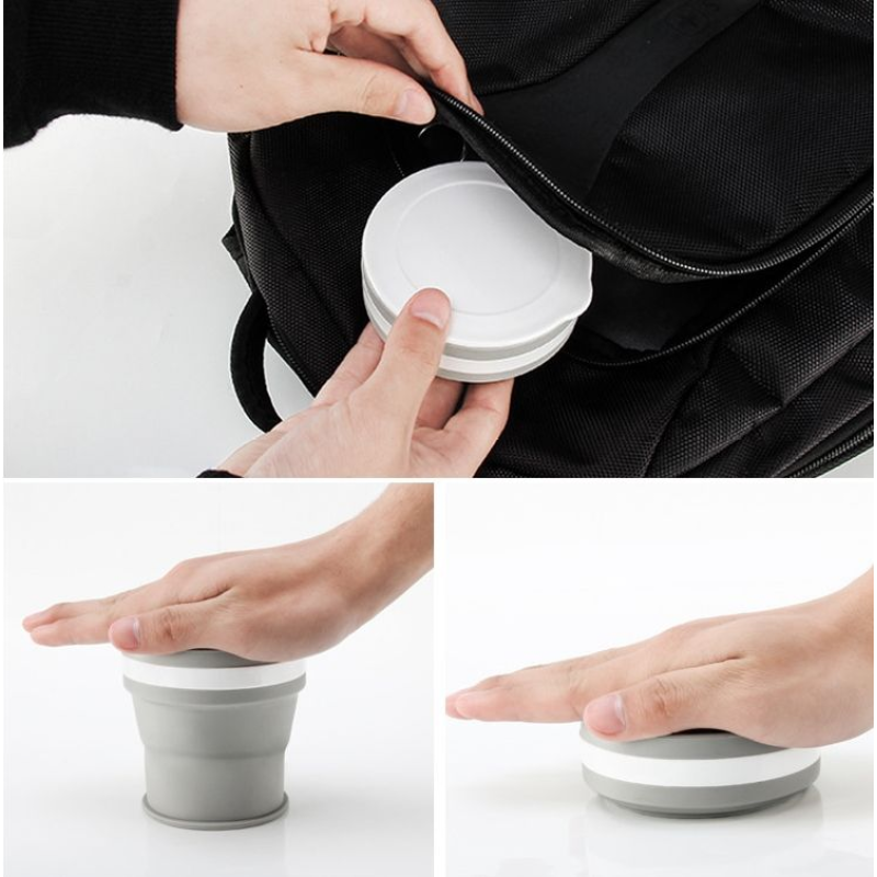 BPA-Free Silicone Collapsible Travel Cup Portable