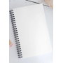 A5 Dot Grid Spiral Notebook – Thick Paper, Metal Binding, Custom Cover