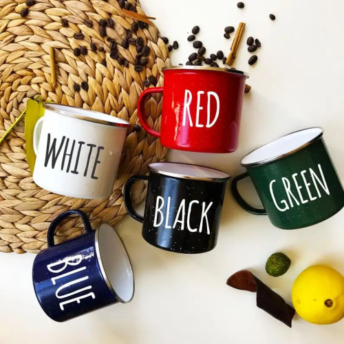 Enamel Camping Mug – Durable & Lightweight Outdoor Cup
