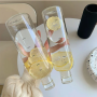 Personalized Glass Fruit Infuser Water Bottle with Scale