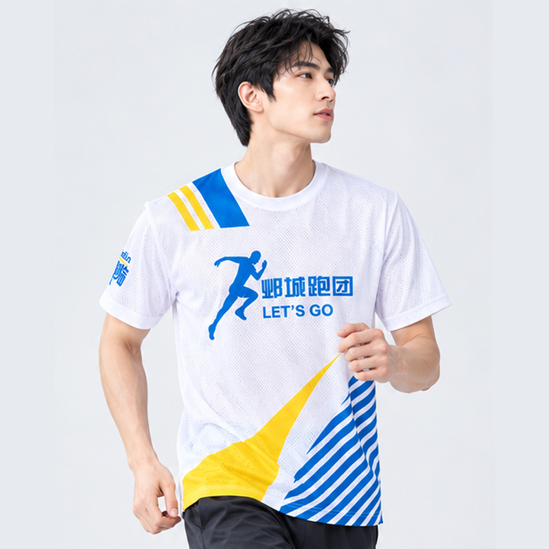 Unisex Breathable Running T Shirt Custom Wholesale Nylon
