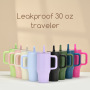 40oz Leakproof Insulated Straw Tumbler