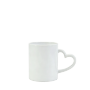 Personalized Heart Handle Ceramic Mug - Custom Stoneware Gift