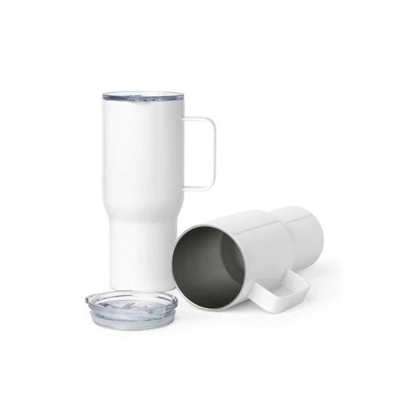 Insulated Travel Mug with Handle – Lightweight & Durable