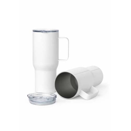 Insulated Travel Mug with Handle – Lightweight & Durable