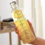 Personalized Glass Fruit Infuser Water Bottle with Scale