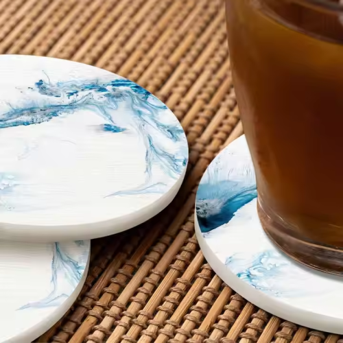 Handmade Jingdezhen Ceramic Coasters – Premium & Customizable