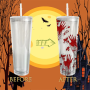 24oz Double Wall Plastic Clear Insulated Reusable Tumbler