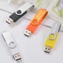 Custom Logo Swivel USB Flash Drive - 8GB-64GB