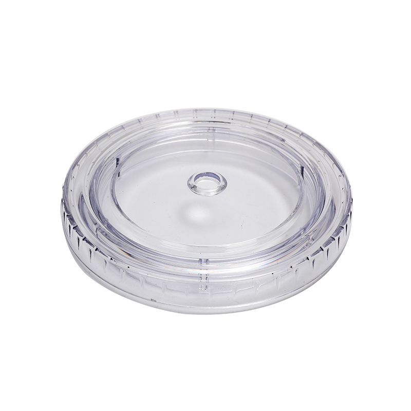 24oz Double Wall Plastic Clear Insulated Reusable Tumbler