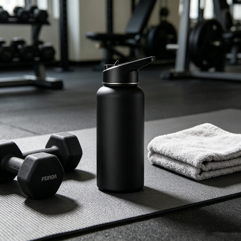 40oz Wide-Mouth Insulated Water Bottle - Double Wall, Leak-Proof