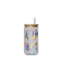Borosilicate Glass Water Bottle with Straw - 16oz Leakproof