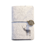 Customizable Felt A5 Notebook - Eco-Friendly Diary