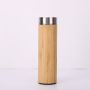 20oz Smart Bamboo Water Bottle with LED Temp & Tea Infuser