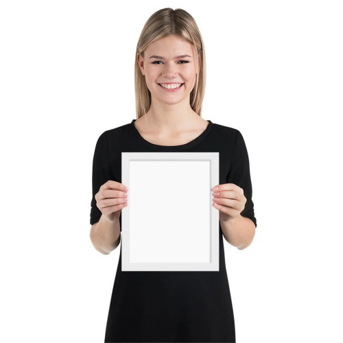 Eco-Friendly Solid Wood Photo Frame 10x8 Inch Rustic Decor
