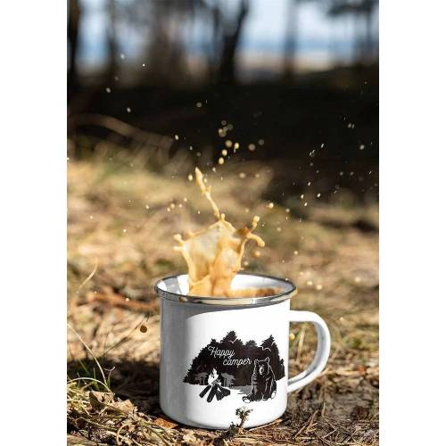 Enamel Camping Mug – Durable & Lightweight Outdoor Cup