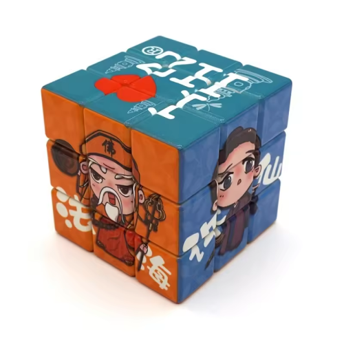 Classic Rubik's Cube 3x3 Puzzle with Solution Guide