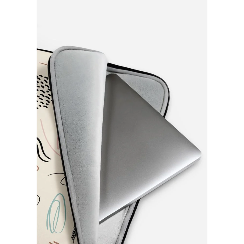 Custom 3mm Neoprene Laptop Sleeve - Soft Plush Lining