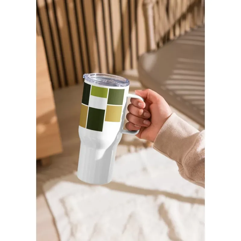 Insulated Travel Mug with Handle – Lightweight & Durable