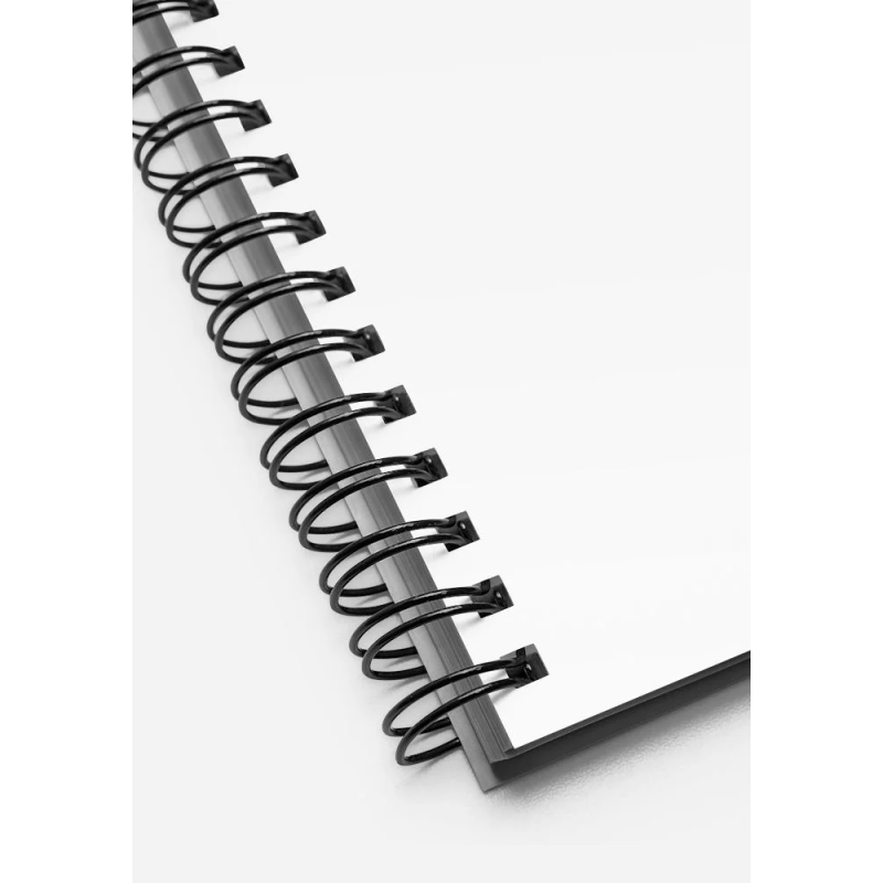 A5 Dot Grid Spiral Notebook – Thick Paper, Metal Binding, Custom Cover
