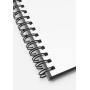 A5 Dot Grid Spiral Notebook – Thick Paper, Metal Binding, Custom Cover