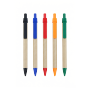 Biodegradable Kraft Paper Ballpoint Pen - Eco-Friendly Writing